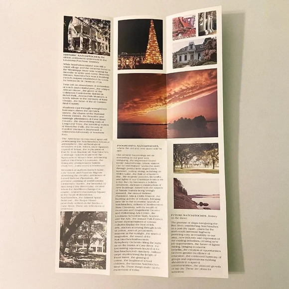 Vintage Lot of 4 Louisiana Brochures  Hodges Gardens Natchitoches Vernon Parish - Picture 15 of 16